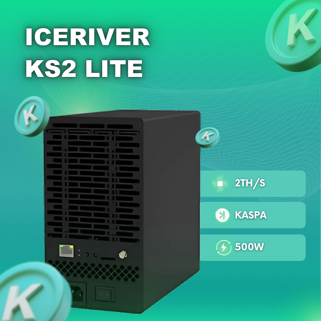 Home Miner Iceriver KS2 Lite Kaspa (2TH) 500W